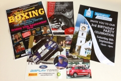 A5 to A0 posters can be designed and printed to match your marketing budget and requirements